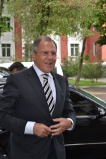 Министр иностранных дел РФ Сергей Лавров в РТСУ